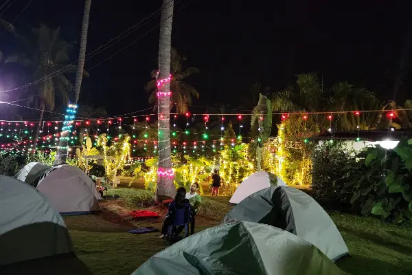 Lakeside Camping New Year Eve