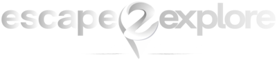 Escape2Explore White Logo